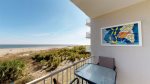 Spectacular views of the Atlantic Ocean await you from the private balcony of this Tybee vacation condominium